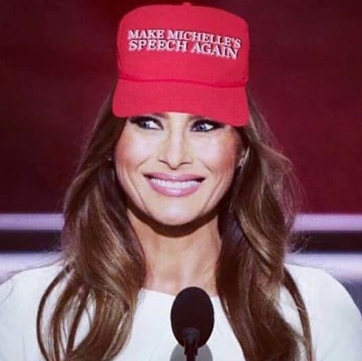 Sí, hagamos el discurso de Michelle otra vez.