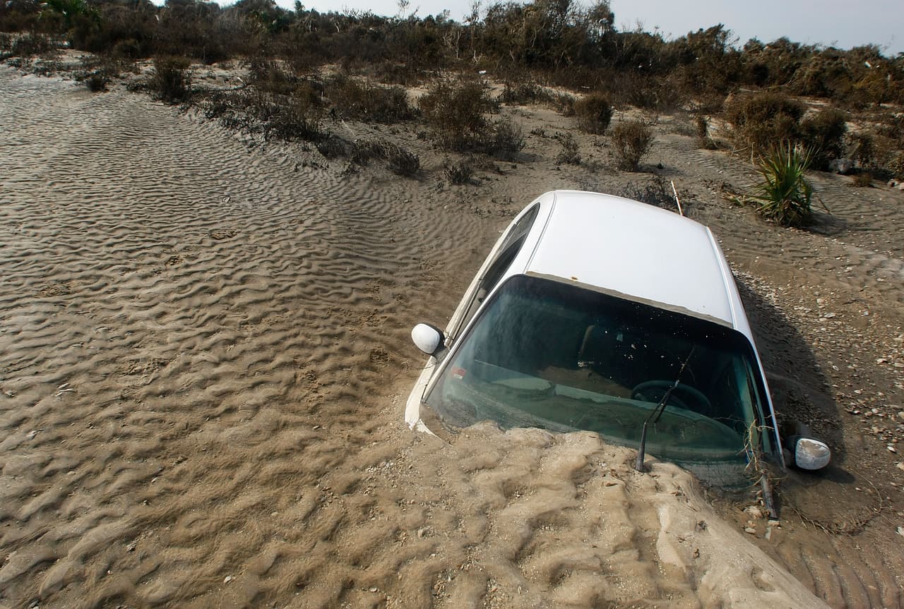 El huracán Ike azotó las costas texanas en el 2008