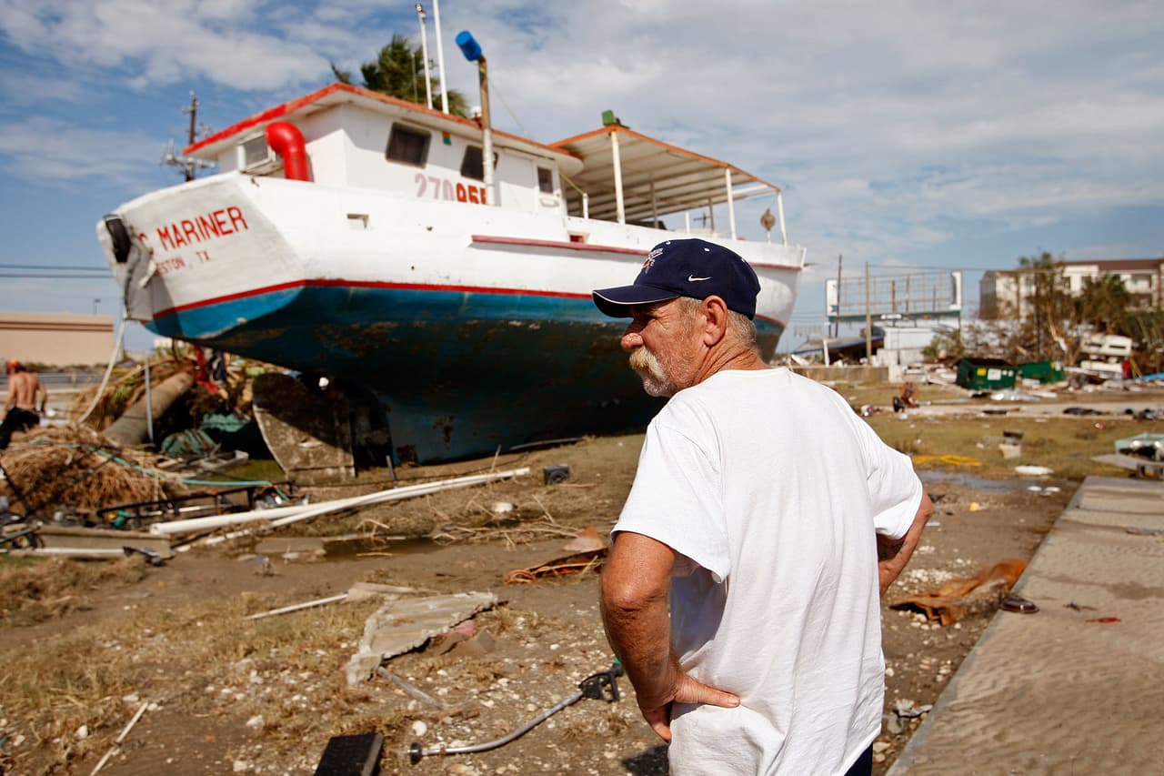El huracán Ike azotó las costas texanas en el 2008