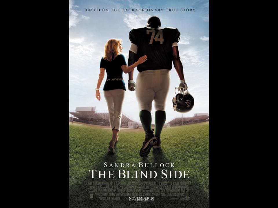 The Blind Side. La historia de Michael Oher le dio un galardón a Sandra Bullock por mejor actriz.