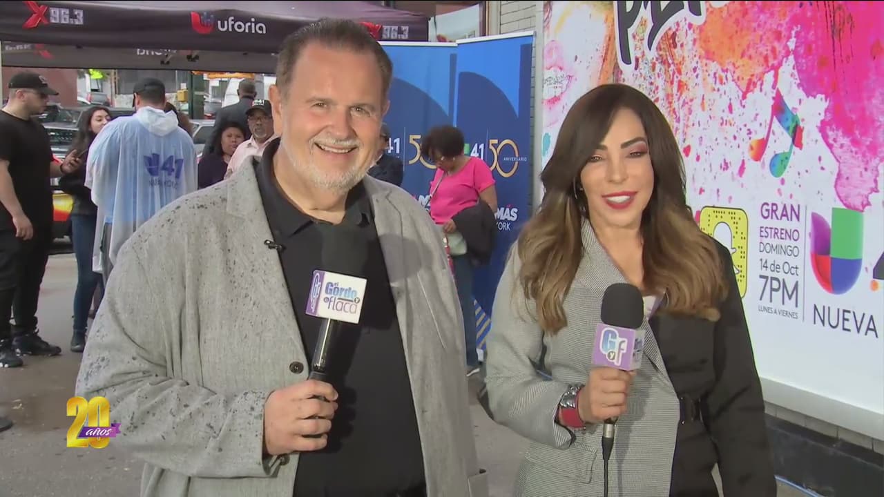 Días antes, Raúl estuvo presentando El Gordo y La Flaca desde la 'gran manzana' al lado de su compañera y amiga Gelena Solano.