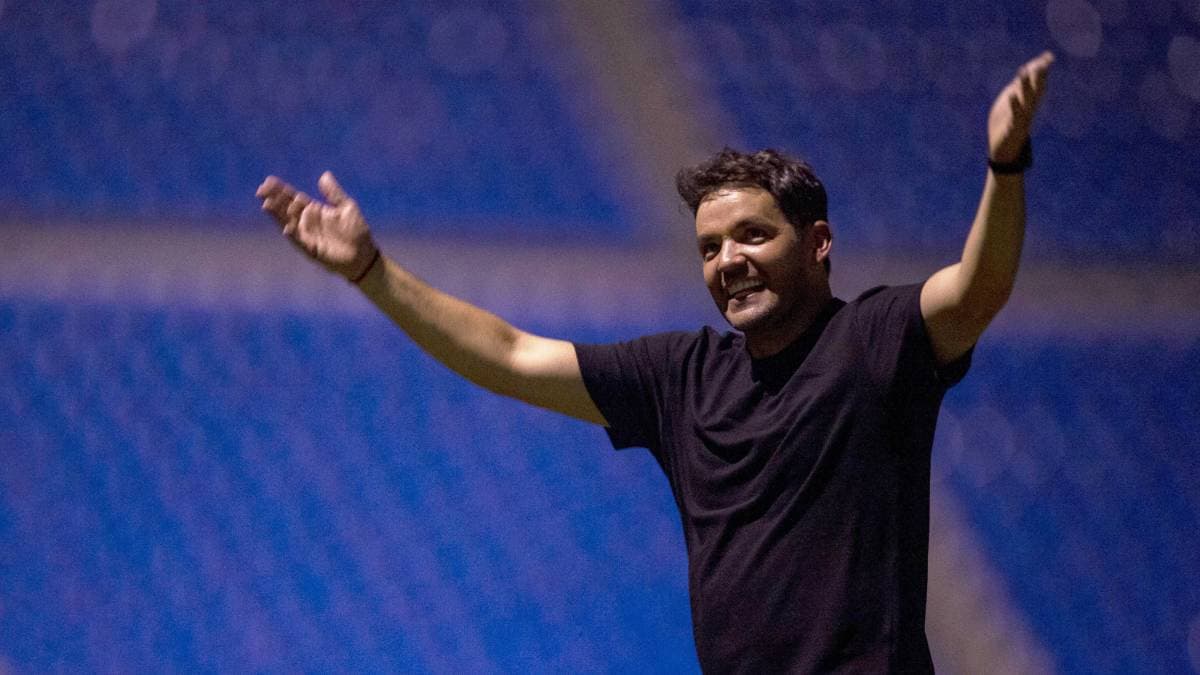 Larcamón sueña: "La mística y el trabajo nos trajeron acá"