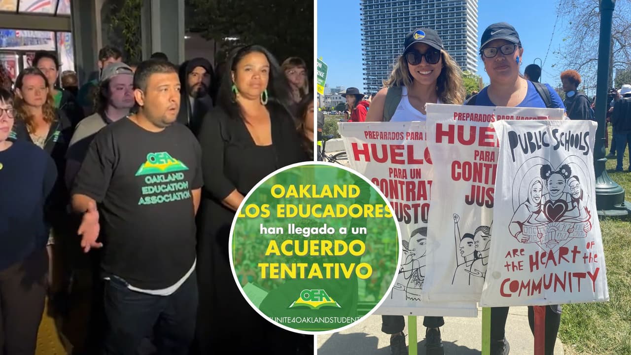 Maestros de Oakland acuerdan levantar la huelga: te decimos cuándo habrá clases de nuevo