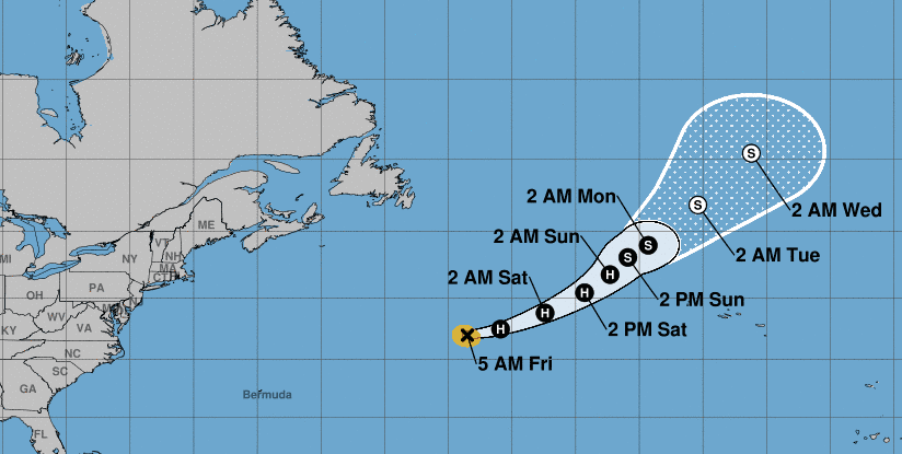 Mapa trayectoria Isaac.