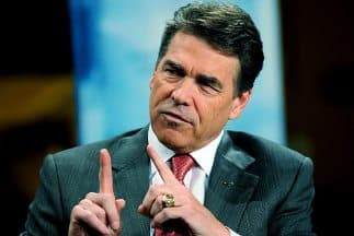Rick Perry, gobernador de Texas y aspirante a la nominación republicana para las elecciones presidenciales del 2012.
