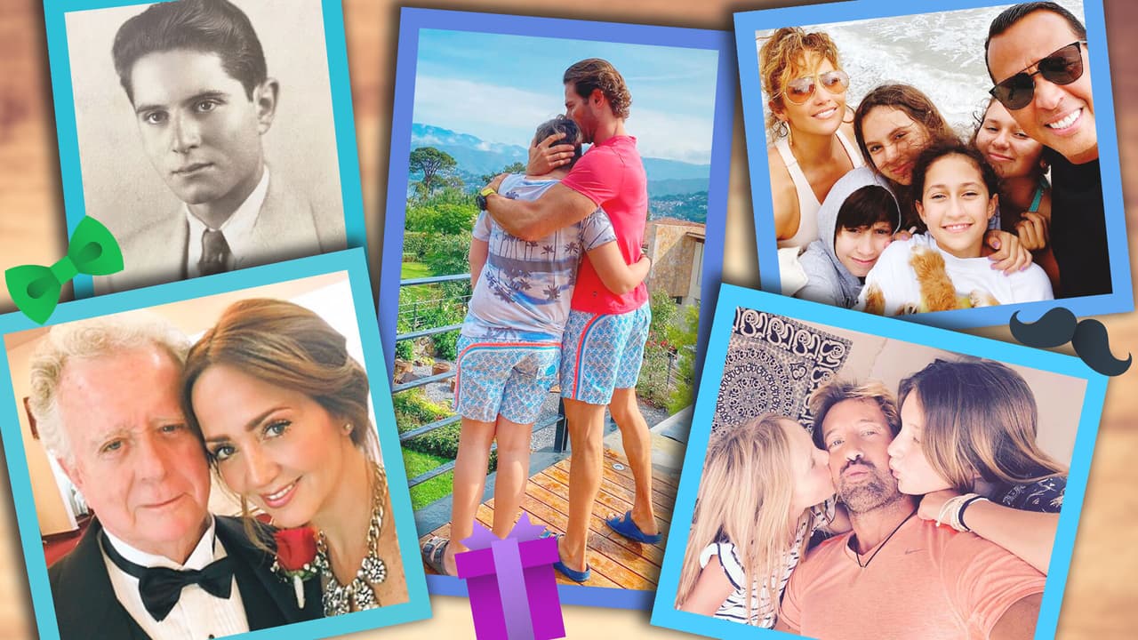 Este año el 
<b><a href="https://www.univision.com/famosos/mi-principe-azul-desde-el-dia-que-naci-andrea-legarreta-y-otros-famosos-celebran-y-recuerdan-a-sus-papas-fotos" target="_blank">Día del Padre</a></b> dio la oportunidad para que varios famosos mostraran a sus padres como pocas veces lo han hecho. 
<br>