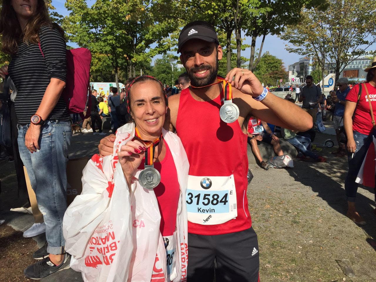 “Yo no corro una maratón si no la corro con mi hijo"