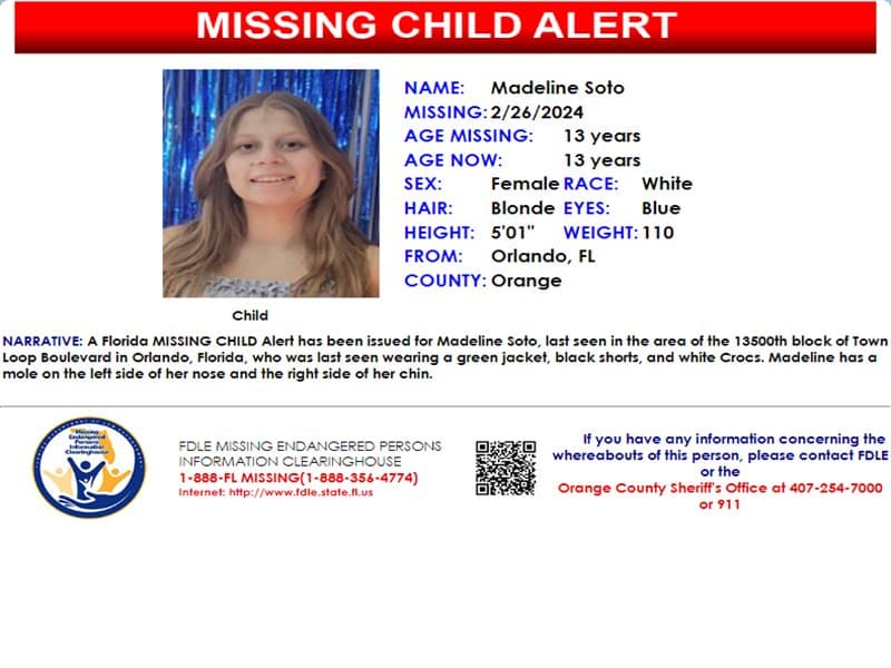 Jenn Soto, la mamá de la niña, dijo que supo que la menor nunca llegó a la escuela ese día alrededor de las 4:30 de la tarde, hasta que acudió al plantel por ella.