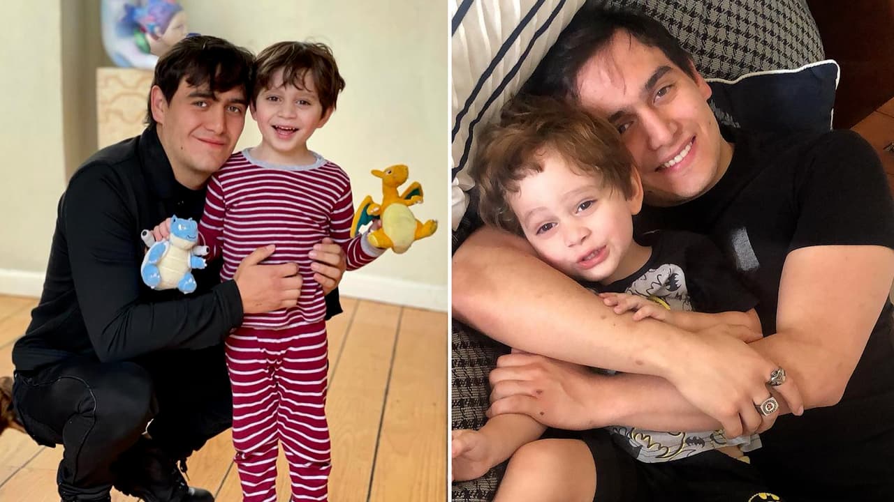 "Te amo por siempre": El pequeño hijo de Julián Figueroa se despide de él con un tierno video