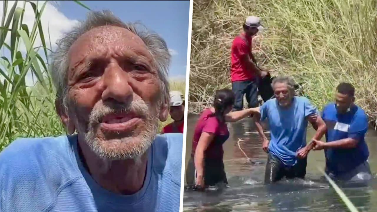 “Voy a buscarle futuro a mis nietos”: abuelo migrante en silla de ruedas realiza dramática travesía en la frontera