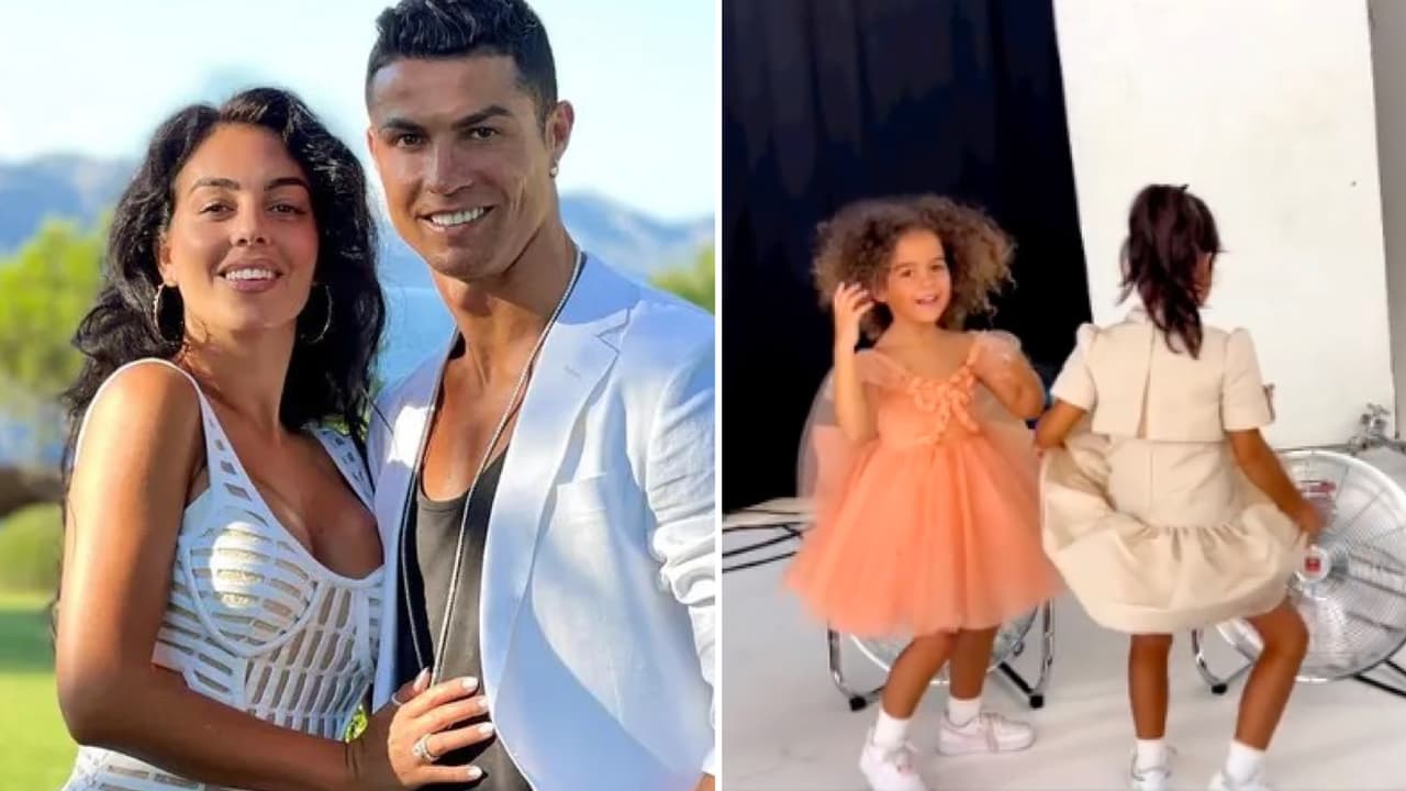 Hijas de Georgina y Cristiano Ronaldo se declaran fans de Bad Bunny con este simpático baile