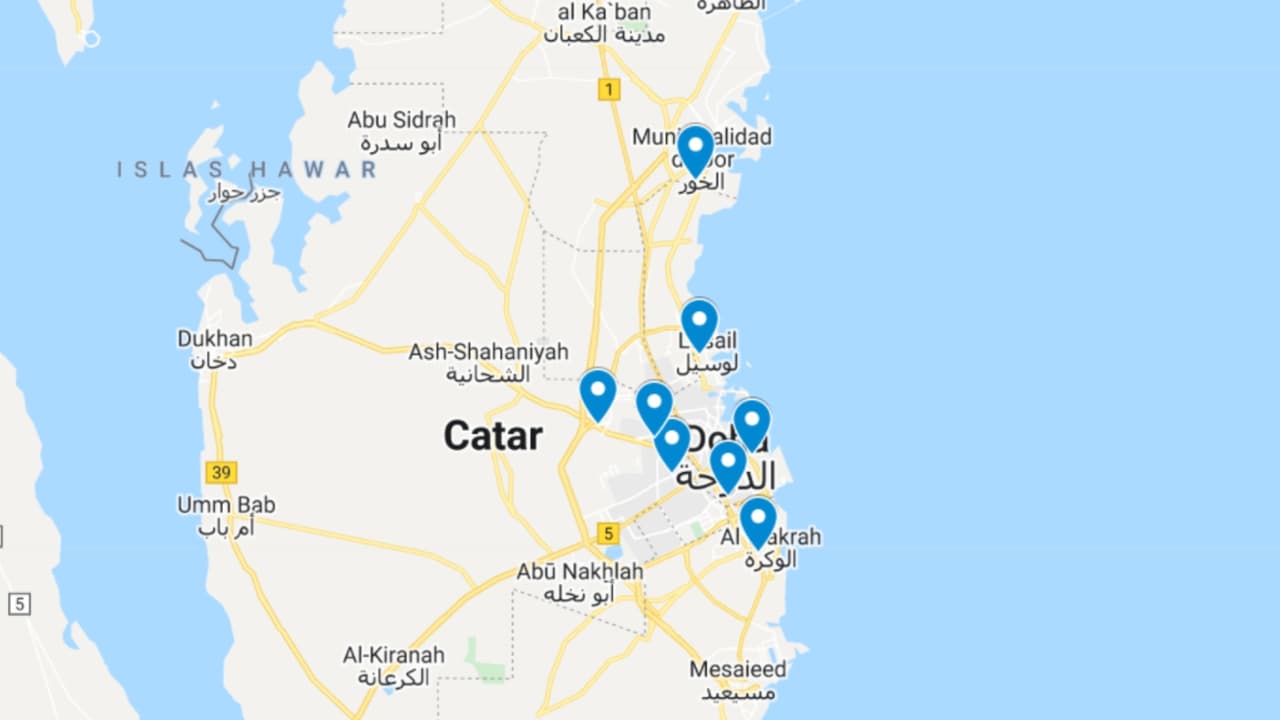 Qatar 2022 contará con 8 estadios.