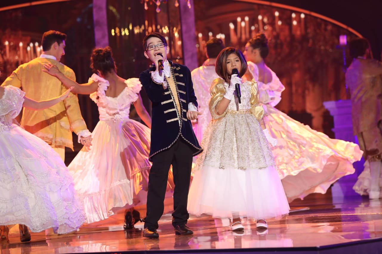 Los pequeños interpretaron 'Beauty and the Beast'.