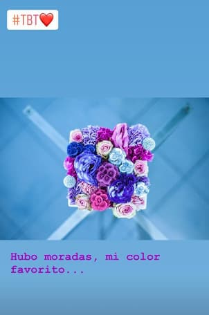 Las flores no podían faltar.