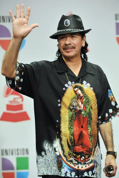 Carlos Santana también fue uno de los convocados por Estefan.