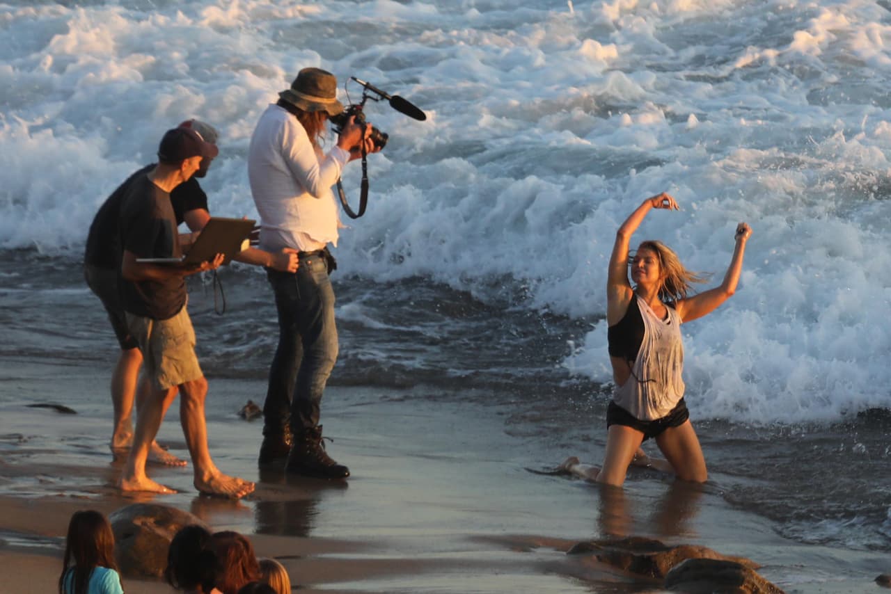 En el lugar no había más que los integrantes del staff.