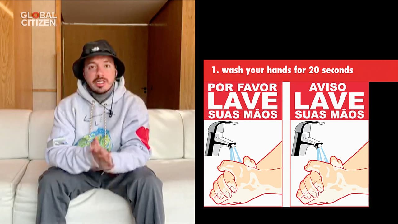 Mientras que J Balvin se aseguró de que todos sepamos qué hacer para dejar atrás esta pandemia.