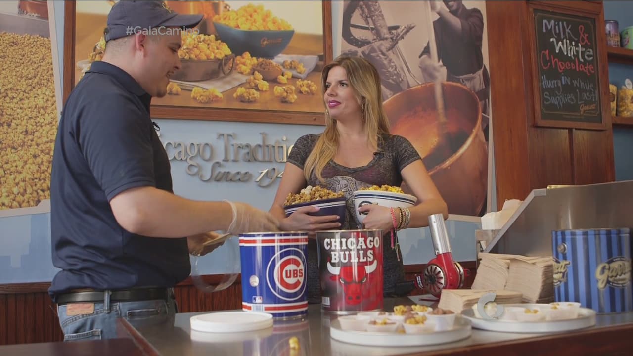Visitó un famoso lugar en donde venden palomitas de maíz de muchos sabores.