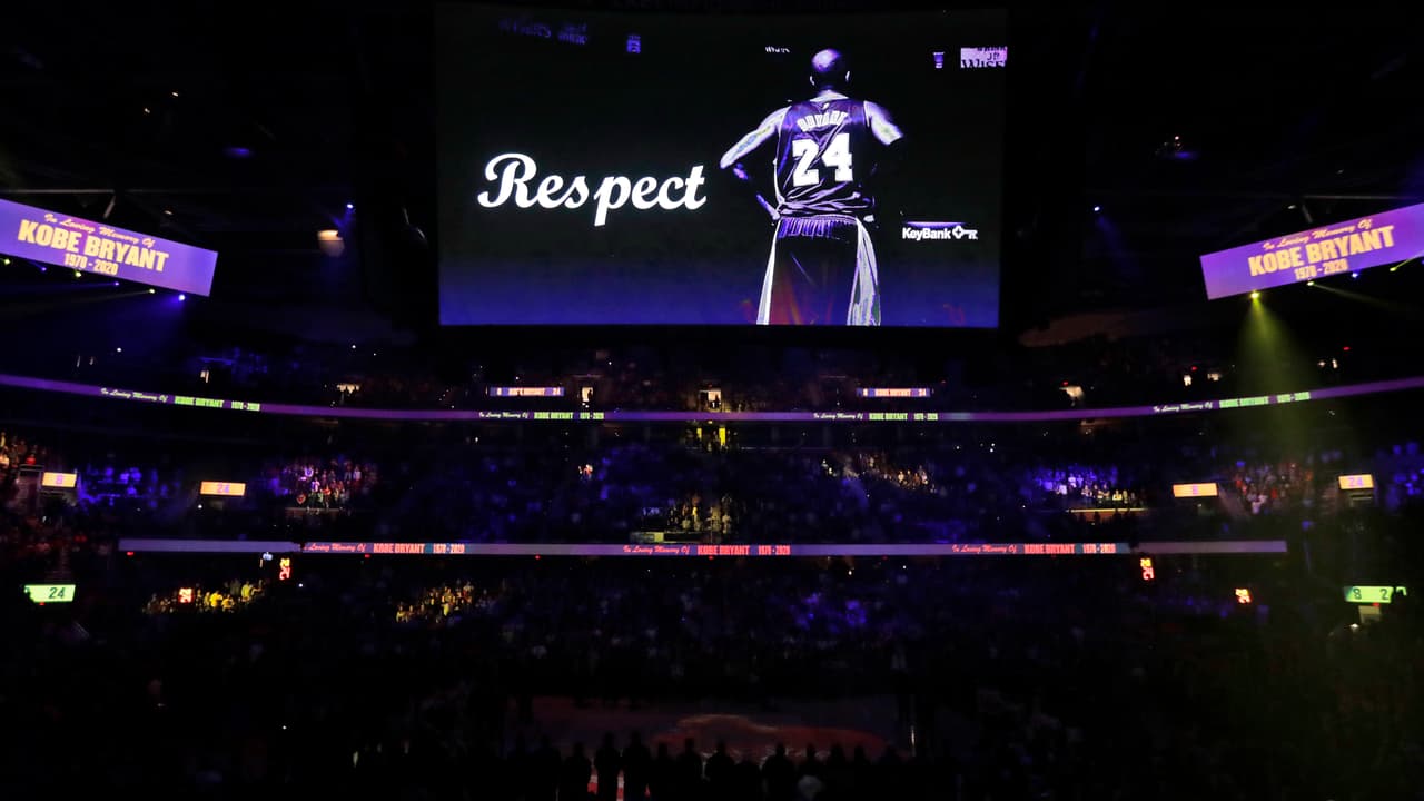 Los equipos de la NBA rindieron tributo a ‘Black Mamba’ previo a los juegos del 28 de enero.