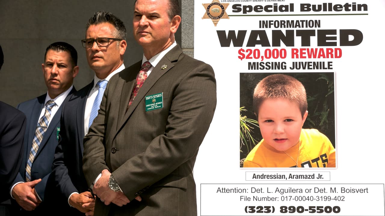 Detectives del Sheriff de Los Ángeles habían buscado pistas del niño por diferentes condados del sur de California.