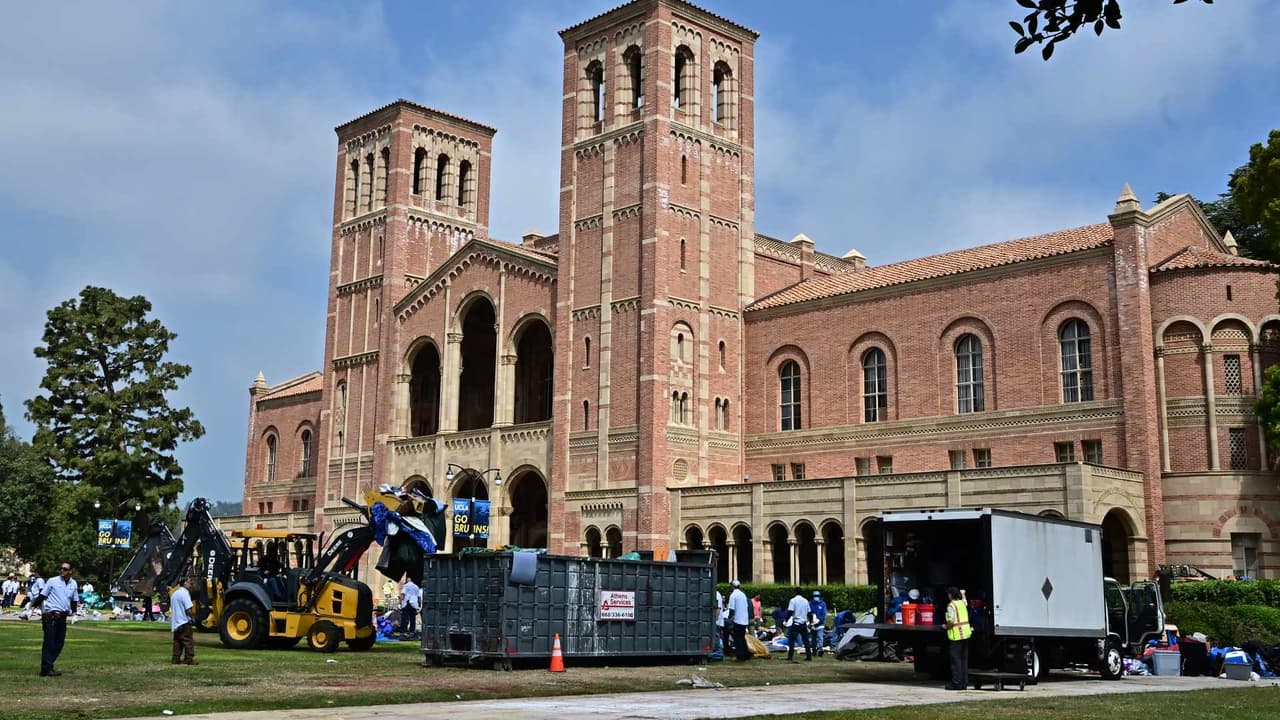 UCLA reanudará clases presenciales tras disturbios entre manifestantes propalestinos y proisraelíes