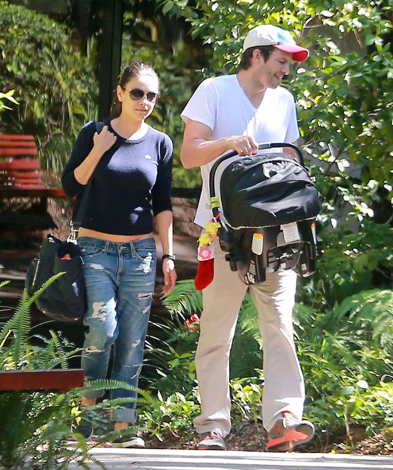 Su hija derrite a más de uno con su ternura.