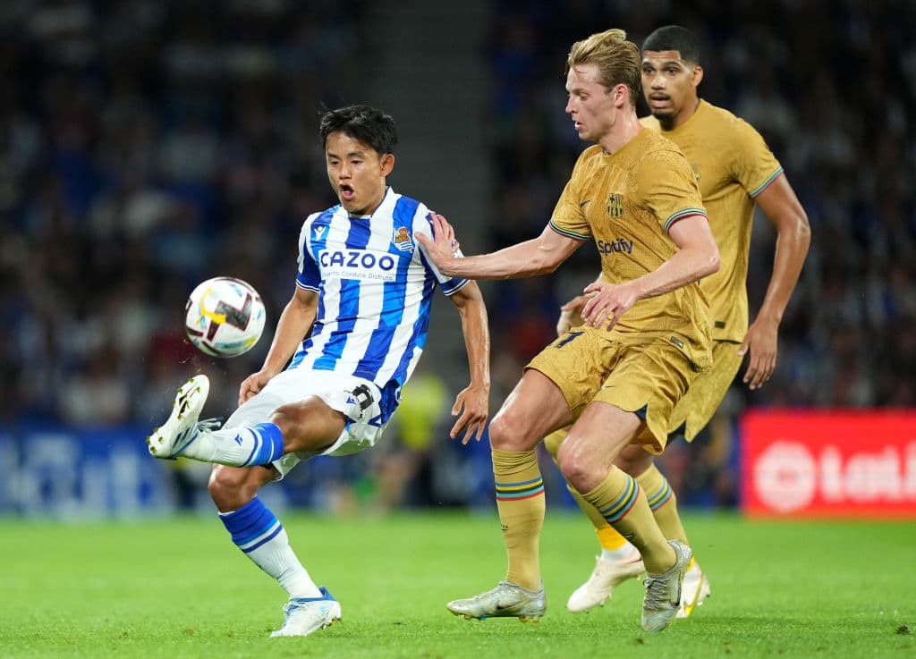 Con dos goles de Lewandowski y un tanto de Ansu Fati y Dembélé, respectivamente, el Barcelona derrotó 1-4 a la Real Sociedad.