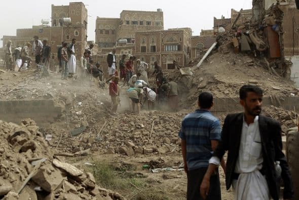 También y advirtieron que los edificios quedaron totalmente derrumbados.