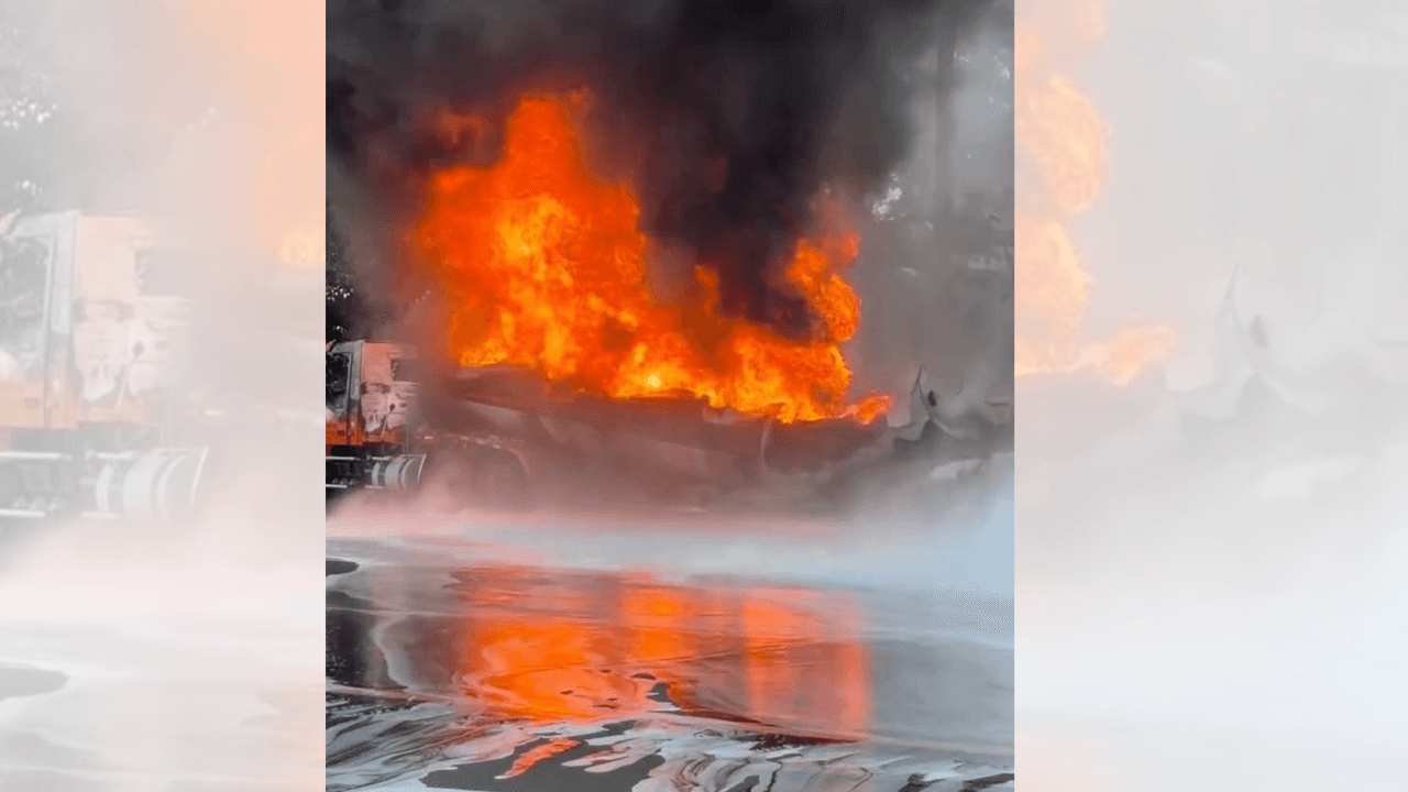 Cuatro heridos tras incendio de camión cisterna que arrasó tramo de la Ruta 287 en NJ