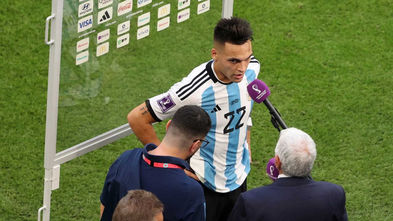 Lautaro Martínez tras perder ante Arabia Saudita: “Nos equivocamos”