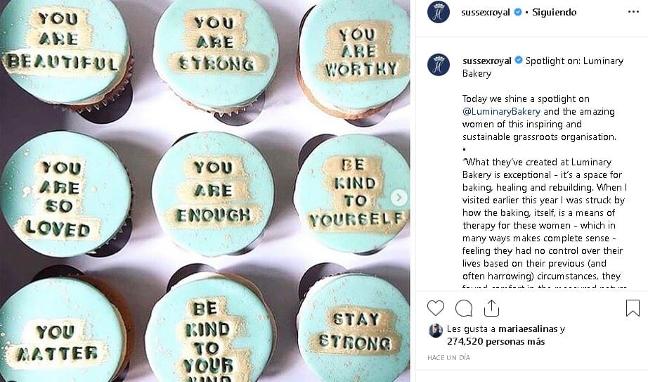 En la publicación se explicó que la duquesa conoció este sitio a principios del 2019. La historia de la panadería fue incluida en la edición de septiembre de la revista Vogue Reino Unido que 
<b><a href="https://www.univision.com/famosos/meghan-markle-entrevista-a-su-esposo-y-a-michelle-obama-como-editora-de-vogue-en-el-reino-unido" target="_blank">la propia Markle editó.</a></b>