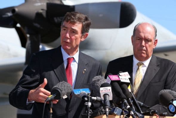 Las autoridades australianas anunciaron que del buque Ocean Shield que detectó las “prometedoras” señales.