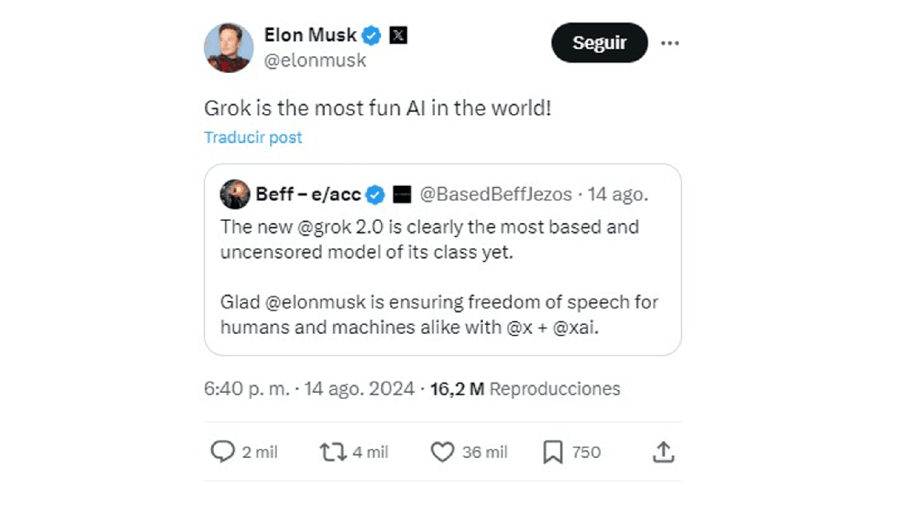 Fuente: captura de X.