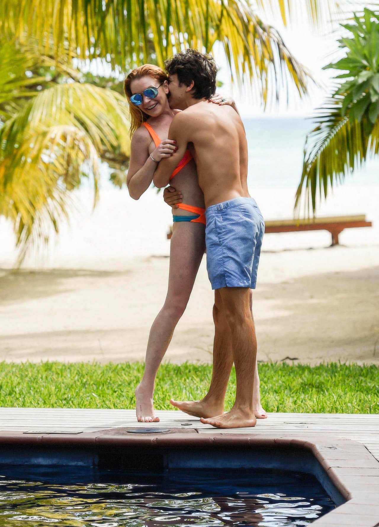 Lindsay se dejó querer, ¡qué tiernos!