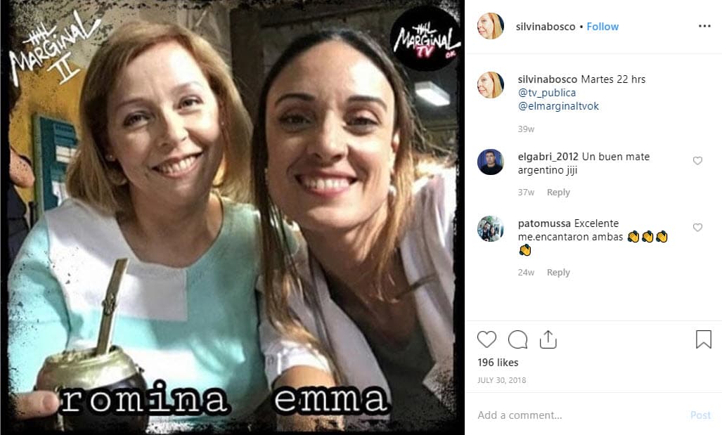 Su último trabajo en televisión fue en 2018 en la serie 'El Marginal 2', donde dio vida al personaje Profe Romi.