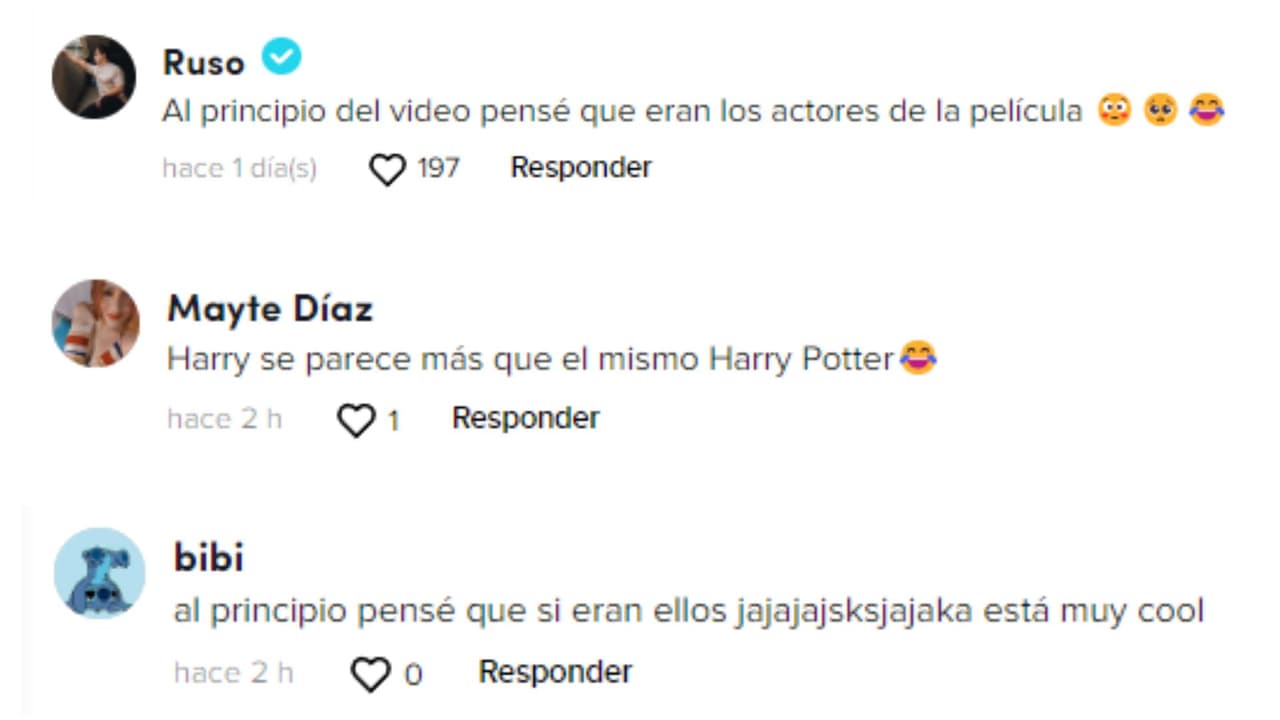 Reacciones de TikTok