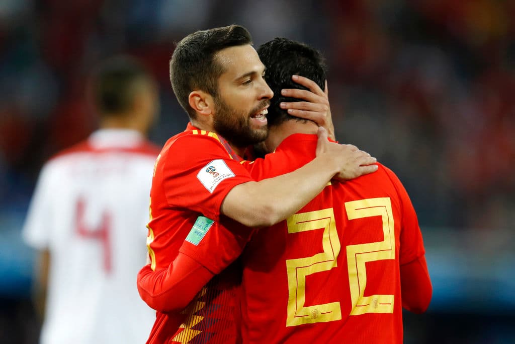 España empató 2-2 contra Marruecos y gracias al empate de Portugal contr Irán quedó de líder en el grupo B, en un cierre intenso de esta zona en el Mundial de Rusia 2018.