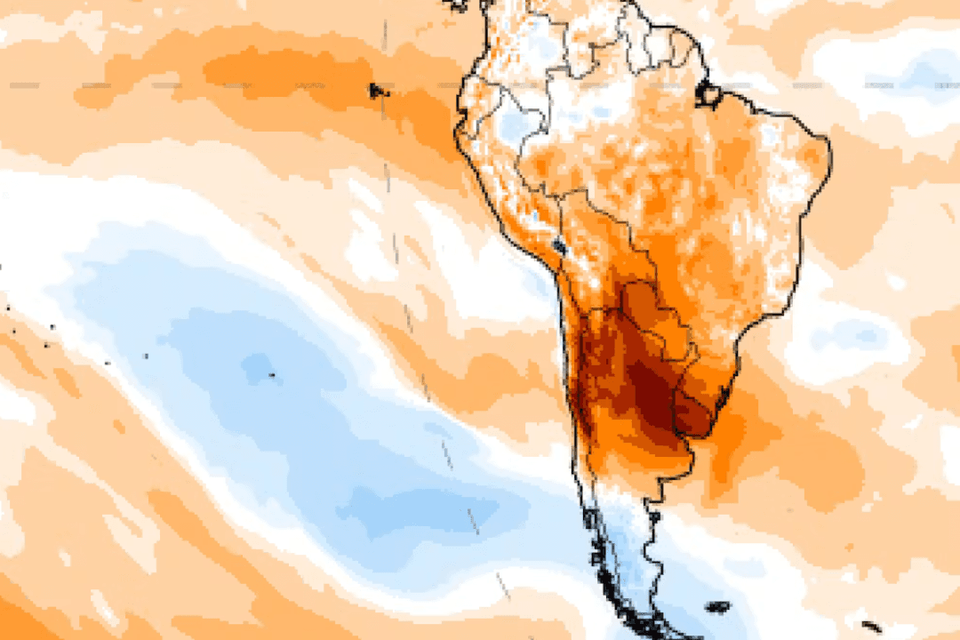 Más de 100°F en pleno invierno austral: una ola de calor extrema también golpea al hemisferio sur