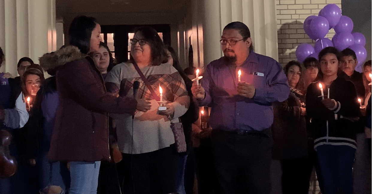 Familiares y amigos de Benjamín