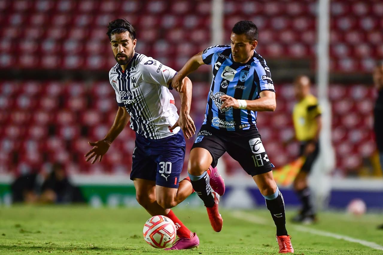 Rayados goleó 0-3 a Querétaro en la Jornada 4 con goles de Rogelio Funes Mori, Germán Berterame y Jesús Gallardo.