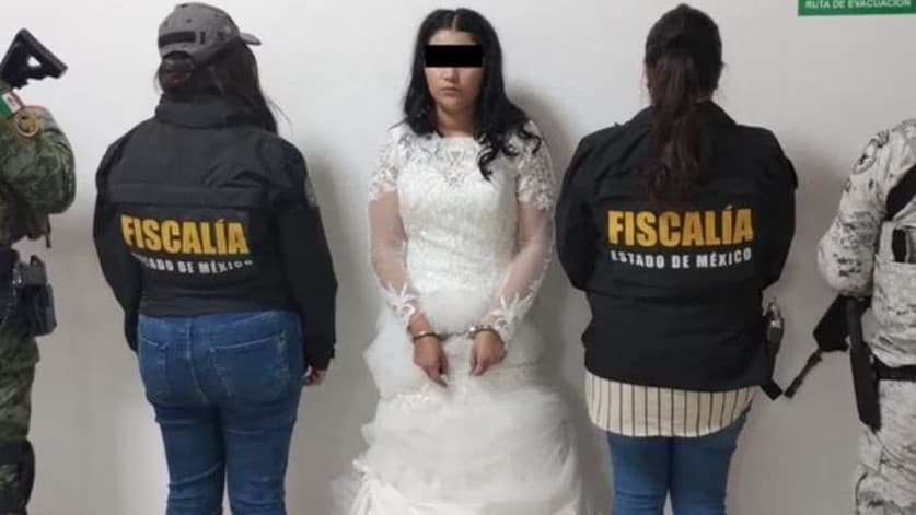 Por qué esta novia vestida de blanco, peinada y maquillada, fue detenida justo antes de su boda en México