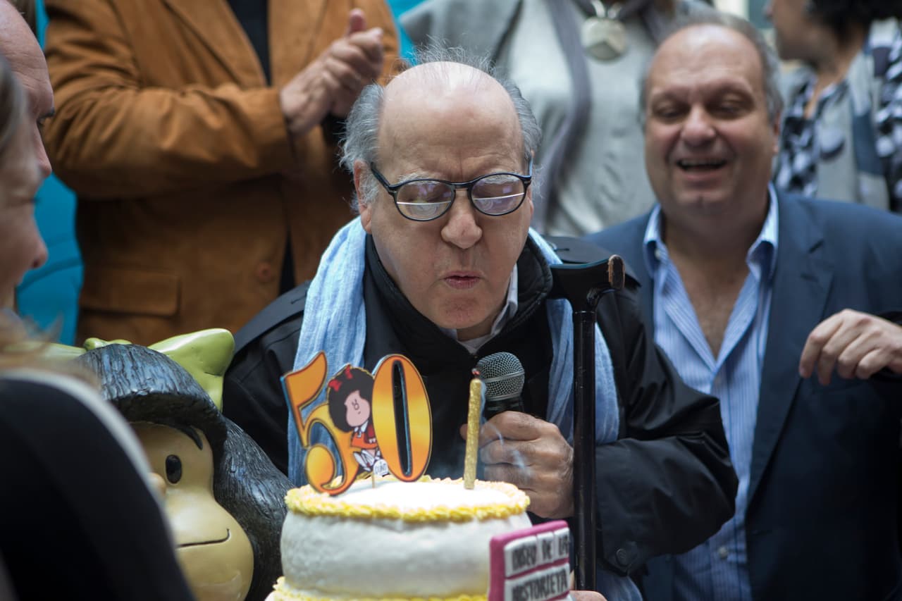El 29 de septiembre de 2014 Quino apagó una vela por el cumpleaños número 50 de Mafalda.