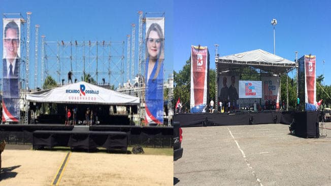 Los seis candidatos que buscan convertirse en el próximo gobernante de Puerto Rico celebraron sus cierres de campaña en la isla.