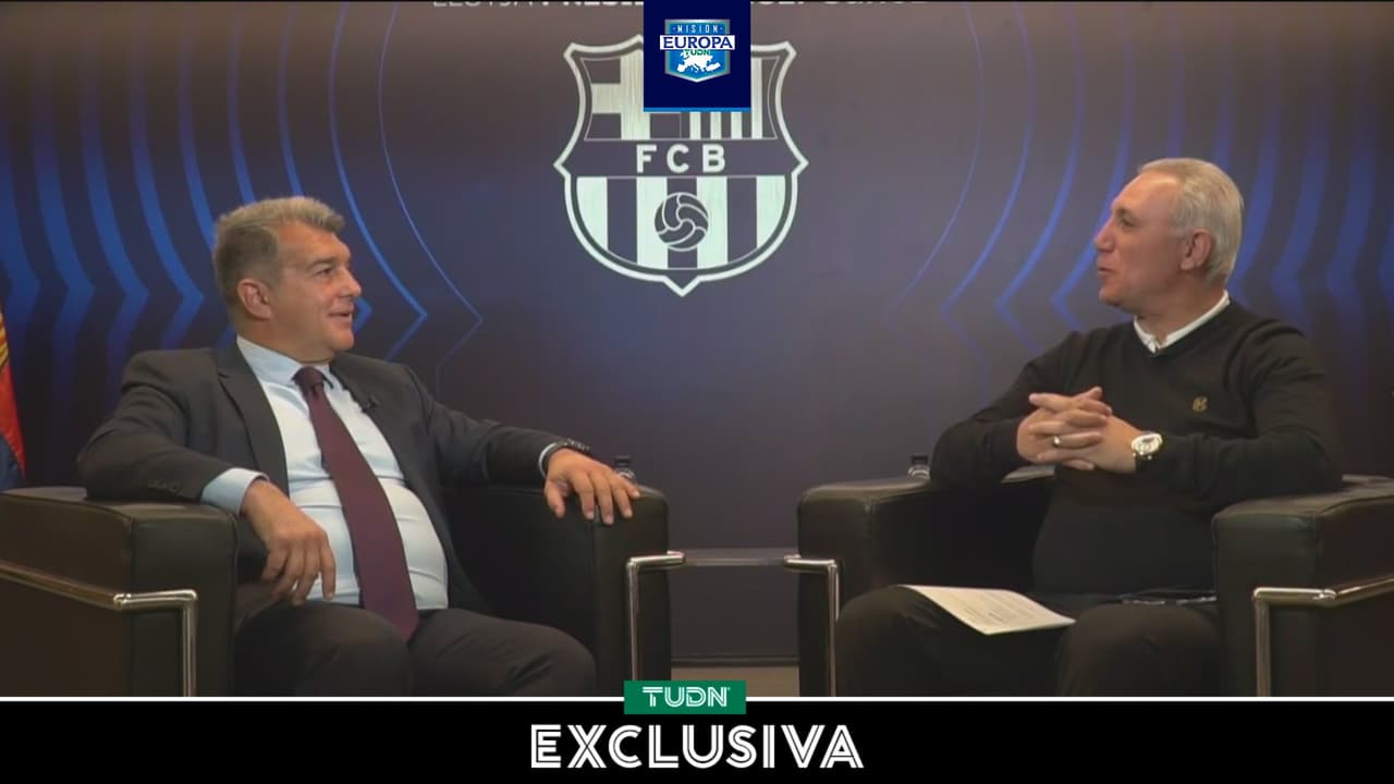 Joan Laporta explica cómo se dio el fichaje a última hora de Aubameyang