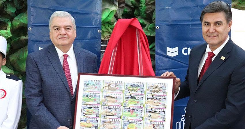 Lotería Nacional revela billete conmemorativo de LMP
