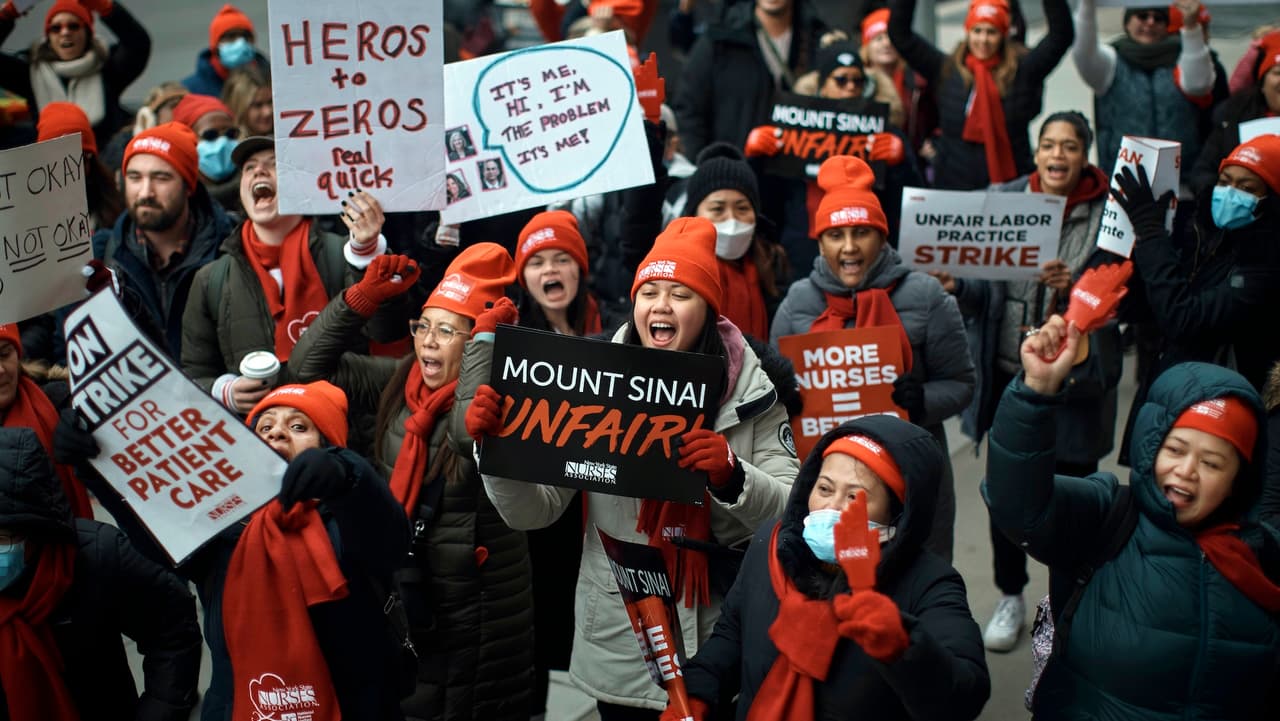Enfermeras en huelga logran acuerdo sobre beneficios de salud con hospitales de Nueva York