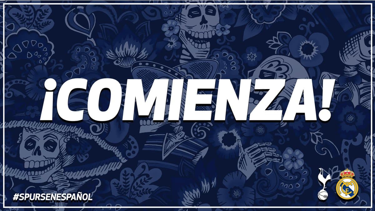 Tottenham se puso mexicano en el Día de Muertos 