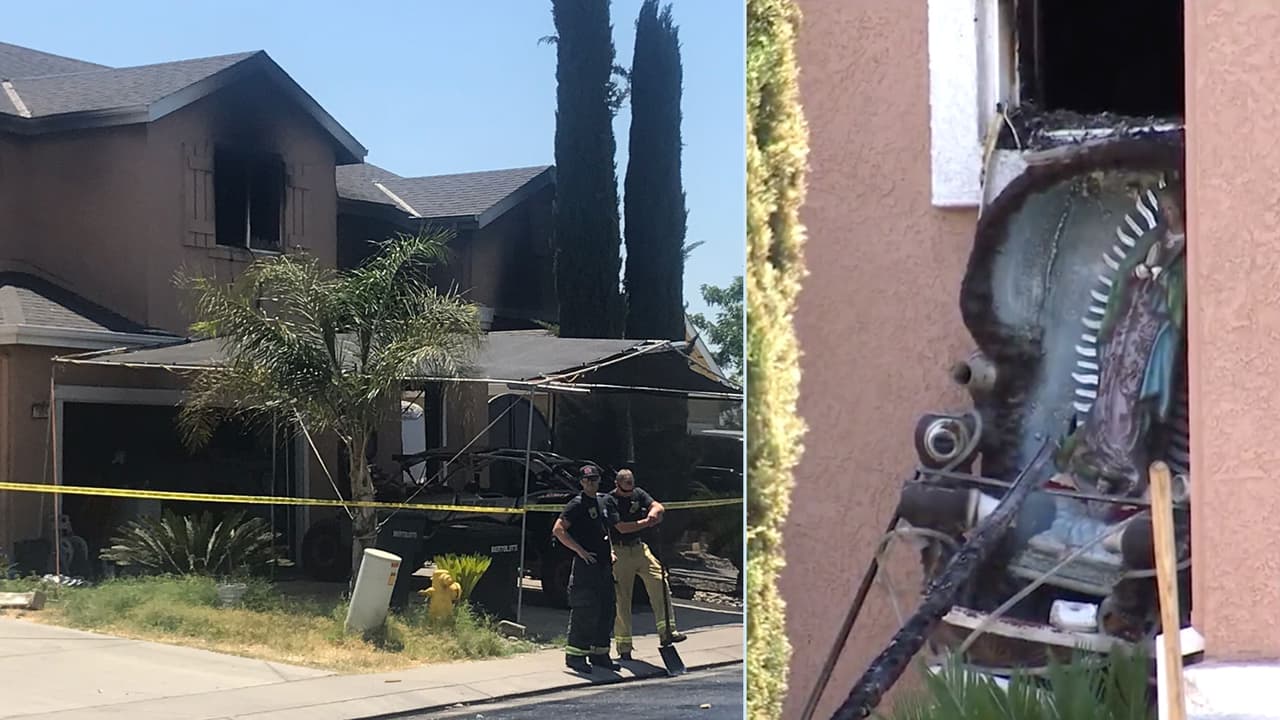 "Trató de sacar a su hijo": una madre y su hijo mueren cuando su casa en Modesto se incendia