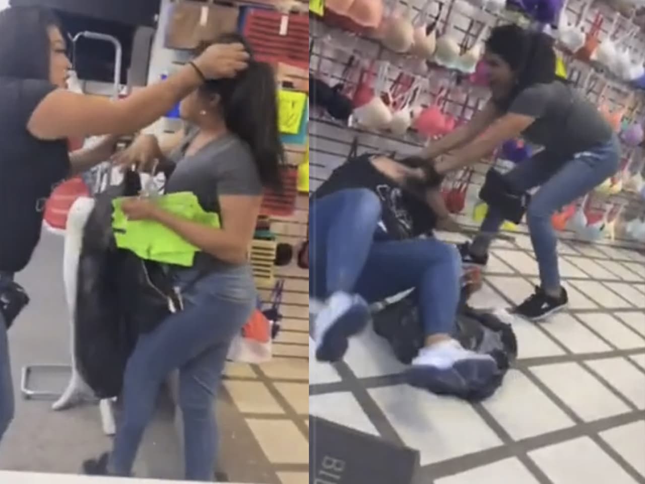 Wendy y Evelin se desgreñan