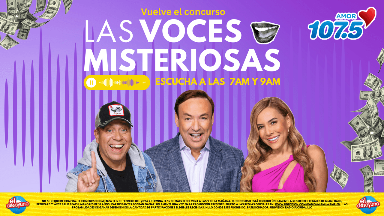 Descifra de quién es la voz misteriosa y tendrás la posibilidad de ganar